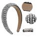 WLLHYF Rhinestone Headband - Fashionable Sparkly Black/Silver Diamond Hair Hoop for Women - Bridal/Wedding Accessories - Buy Online on GoSupps.com