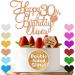 Cake Topper Personalised Birthday Cake Topper Cake Decor Glitter Cake Toppers with Any Name Age 1st 10th 16th 18th 20th 21st 30th 40th 50th 60th 70th 80th (Rose Gold) - Buy Online on GoSupps.com