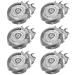 Replacement Shaver Heads for Philips Aquatouch 6 Pack Ancable Shaver Replacement Heads Compatible with Series 1000 2000 3000 5000 and Model AT8xx/AT7xx/PT8xx/PT7xx Style with Pointed Blade