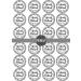 PRECUT Retirement Edible Cupcake Toppers - Officially Retired Theme Premium Thickness SWEETENED VANILLA - wafer card disc cake decorations (Pack of 24) - Buy Online on GoSupps.com