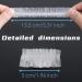 100 Pack Disposable Waterproof Ear Protector Caps | Elastic Clear Plastic Ear Covers - Buy Online on GoSupps.com