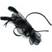 Ladies Large Feather Aliceband/Clip Fascinator for Weddings Races Royal Ascot Hair Piece (Black) - Buy Online on GoSupps.com