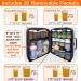 Extra-Large Pill Bottle Organizer & Medicine Bag | Modular Travel Organizer for Medications & Vitamins - Dark Gray (Locking) - XL 1 Compartment Storage - Buy Online on GoSupps.com