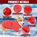 Warm Dog Sweater - Fleece Hoodie for Small & Medium Dogs | Cozy Winter Pet Coat for Corgis Bulldogs & Bichons (L/35cm) - Red - Buy Online on GoSupps.com