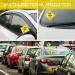 4 Pcs Baby On Board Sign with Suction Cups - Kids Driving Safety Warning - Bright Yellow 5x5 - Buy Online on GoSupps.com