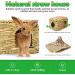 Handmade Edible Grass Bunny House for Rabbits, Guinea Pigs & Small Pets - Style 1 - Buy Online on GoSupps.com
