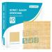 Manuka Honey Gauze Dressing 2"x2" Pack of 10 Manuka Honey Wound Care Bandage for Cuts Scalds and Burns Wound Dressing Products