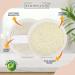 European M6 Premium Facial Loofah Pads - 4 Pack Natural Exfoliator Sponges for Clean & Vibrant Skin - Buy Online on GoSupps.com