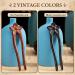 Noverlife 2PCS Handcrafted Ebony Sandalwood French Style U-Shaped Hair Forks with Flower Design - Elegant Updo Chignon Pins for Women and Girls - Buy Online on GoSupps.com