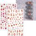 JMEOWIO 10 Sheets Valentines Day Heart Nail Art Stickers Decals Self-Adhesive Rose Love Nail Supplies Nail Art Design Decoration Accessories - Buy Online on GoSupps.com