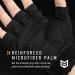 Mission Made Hellfox Tactical Fingerless Gloves for Men - Medium, Pitch Black - Buy Online on GoSupps.com