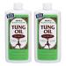 HOPE'S 100% Pure Tung Oil, Waterproof Natural Wood Finish and Sealer, 16 Fl Oz, 2 Pack Two, 16 Fl Oz