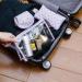 Shop 3-Piece Waterproof PVC Cultural Bag Set - Transparent Makeup & Cosmetic Bags for Women - Purple Travel Wallet - Buy Online on GoSupps.com