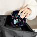 White Swan Floral Sanitary Napkin Storage Bag - Portable Period Pouch for Women & Teens - Multi-colored - Buy Online on GoSupps.com