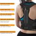 Aollop Posture Corrector Men and Women - Back Support Brace for Lower Back Pain Relief - Adjustable Lumbar Support Belt for Improved Posture - Breathable Elastic Bands - Black, Waist 27'-51 - Buy Online on GoSupps.com