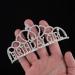 Ella Celebration Birthday Girl Party Accessories - Silver Tiara & Sash Set - Buy Online on GoSupps.com