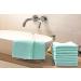 Zollner 10-Pack Mint Washcloths | Soft & Super Absorbent Hotel Quality Cotton Towels | 30x30 cm | Washable up to 60 C | Perfect for Home & Travel - Buy Online on GoSupps.com