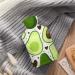 Green Avocado Hot Water Bottle with Plush Cover - Cozy Hand Warmer for Adults & Children - 26.5x15.3cm | International Shipping Available - Buy Online on GoSupps.com