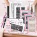 Lash Clusters 72 Pcs Individual Cluster Lashes DIY Lash Extension 8-16mm Eyelash Clusters Volume Wispy Lashes Super Thin Band Reusable Soft & Comfortable 8-16 mix Volume - Buy Online on GoSupps.com
