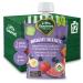 Little Gourmet Organic Bright Blends Baby Food Pouches - Banana Blueberry Strawberry Guava - No Added Sugar or Salt Non GMO No Fillers - (113ml) 12-Pouches Purple Banana Blueberry Strawberry Guava 113ml - 12 Pouches