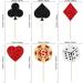 Ephlyn 25Pcs Casino Cupcake Topper Cupcake Toppers Casino Happy Birthday Cake Topper Poker Game Chips Player Gambling Cupcake Picks for Las Vegas Casino Night Theme Birthday Party Style 4 - Buy Online on GoSupps.com