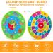Double Sided Dart Board 29 inch with 12 Sticky Balls - Indoor/Outdoor Target Game for Kids - Party Games for Boys and Girls Ages 3-12 - Buy Online on GoSupps.com