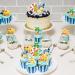 48pcs Beach Ball Shape Cupcake Toppers - Summer Hawaii Cupcake Toppers - Buy Online on GoSupps.com