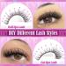 Yawamica Wispy Lash Clusters - Natural 10-14mm Fluffy Eyelash Extensions | CC Curl 40D DIY Individual Lashes (200pcs - Buy Online on GoSupps.com