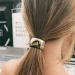 Metal Hair Cuff Set - 4 Stylish Ponytail Holders & Elastic Hair Ties | Fashion Accessories for Women & Girls - Buy Online on GoSupps.com