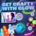 neon nights Glow in The Dark Paint Set - 8 Pack UV Acrylic Paints - Self Luminous 20mL for Halloween & Holiday Decor - Blacklight Activated - Buy Online on GoSupps.com