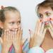 120 Pieces Girls Press-On Fake Nails | Full Cover Short Artificial Nail Tips for Kids | Flamingo Nail Art Decoration - Buy Online on GoSupps.com