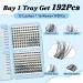 KevKev Lash Clusters 192 Pcs Individual Mixed Styles | Thin Band & Soft Lashes | DIY Eyelash Extensions | C-Mix (8-16mm) - Spring & Summer - Buy Online on GoSupps.com