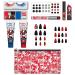 DC Comics Harley Quinn Costume Makeup Set - 37-Piece Cosmetic Collection for Halloween - Buy Online on GoSupps.com