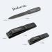 Tomata Ultra Sharp Nail Clippers Set for Thick Nails - Fingernail and Ingrown Toenail Cutter with File (Black) | Precision Nail Care Tool - Buy Online on GoSupps.com