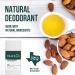 Aluminum-Free Natural Deodorant for Men 2 Pack - Sandalwood & Hunter Scents - Buy Online on GoSupps.com