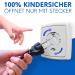 Adlersfeld 16112 Child Lock Sockets - 20 Piece White Set with 3M Adhesive | Safe Socket Protection for Babies - Buy Online on GoSupps.com