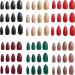 Fat-catz-copy-catz 24x Full Coverage Smooth Matte Stiletto pointed False Fake salon Nails Makeup (24x Matte Black Nails) - Buy Online on GoSupps.com
