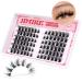 JIMIRE DIY Eyelash Extensions Kit - 84Pcs Wispy D Curl Individual Cluster Lashes for Volume and Fluffy Look - 6 Pairs for DIY at Home Lash Extension - CL02 - Buy Online on GoSupps.com