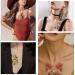 Roarhowl Extra Large Flower Temporary Tattoo for Women - Waterproof Fake Tattoos - Buy Online on GoSupps.com