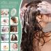 Head Massage Brush - Silicone Scalp Massager for Dandruff Hair Growth & Relaxation | Shop Green - Buy Online on GoSupps.com