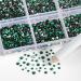 Beadsland 7200PCs Flatback Rhinestones - Clear Round Crystal Gems for Handicrafts Mixed Sizes with Wax Pencil Kit Emerald Green SS3-SS10 - Buy Online on GoSupps.com