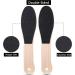 4-Piece Double-Sided Wooden Foot File Set - Callus Remover for Wet Dry Feet - Foot Care Scrubber for Removing Dead Skin - Buy Online on GoSupps.com