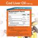 Now Foods Extra Strength Cod Liver Oil 1000 mg - 90 Softgels for Omega-3 & Vitamin A - Buy Online on GoSupps.com