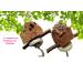 Set of 2 Cork Picking Stones for Budgies & Small Birds Practical Hanging Perch for International Shipping - Buy Online on GoSupps.com
