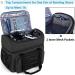 DSL Leaf Bowling Bag for 2 Balls - Bowling Tote with Wooden Cups and Padded Divider - Fits Mens 16 Shoes - Bag Only (Black) - Buy Online on GoSupps.com