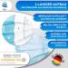 Kela OP Mask - 100x Medical Masks Blue | Made in Germany | Oeko-Tex Certified | Premium MNS Type IIR Disposable Respiratory Protection - Buy Online on GoSupps.com