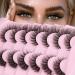 Russian Fox Eye Natural Cat Eye Strip Lashes 20MM - 7 Pairs by Winifred X3 - Buy Online on GoSupps.com