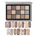 KYDA 15 Colors Smokey Eyeshadow Palette Highly Pigmented Shimmer & Matte Nude Tones for Party Makeup | International Shipping Available - Buy Online on GoSupps.com