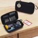 MGZNMTY Travel Case for Asthma Inhalers & Spacers - Durable Holder with Alert Tag Medical Card & Shoulder Strap - Black | Compatible for Adults & Children - Buy Online on GoSupps.com