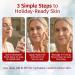 Reviva Labs Holiday Glow Skincare Gift Set 3-Pc Face Care Kit with Hyaluronic Acid Serum DMAE Lift & Firm Cream and Rosewater Face Mist Hydrating Moisturizing & Firming Skincare Set for Women - Buy Online on GoSupps.com